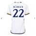 Real Madrid Antonio Rudiger #22 Voetbalkleding Thuisshirt Dames 2023-24 Korte Mouwen